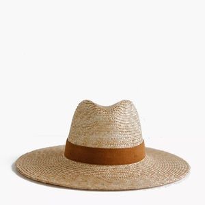 NWT Gigi Pip Straw Fedora -fits large